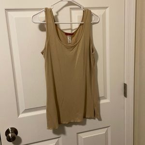 GUC women’s size medium tank gold sparkles